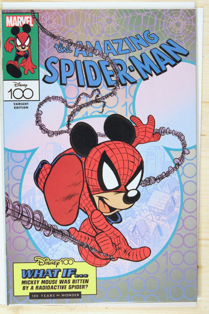 The Amazing Spider-Man – Marvel (2023) 9.6 NM+ Disney 100 Variant ASM300 Homage