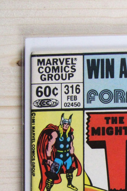 Thor #316 – Marvel (1982) 8.5 VF+
