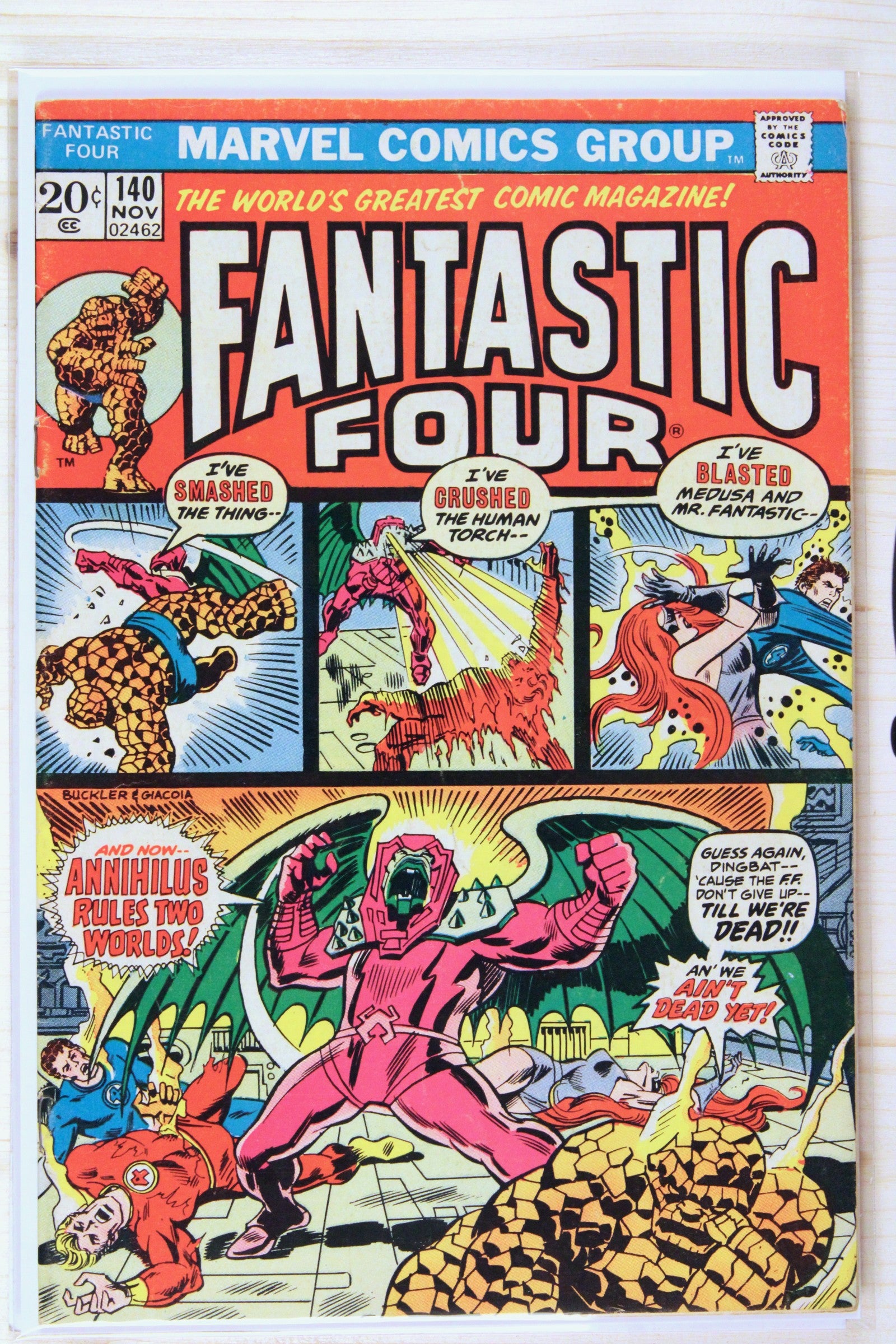 Fantastic Four #140 – Marvel (1973) 6.5 FN+ Joe Sinnott