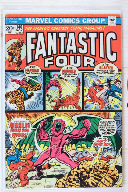 Fantastic Four #140 – Marvel (1973) 6.5 FN+ Joe Sinnott