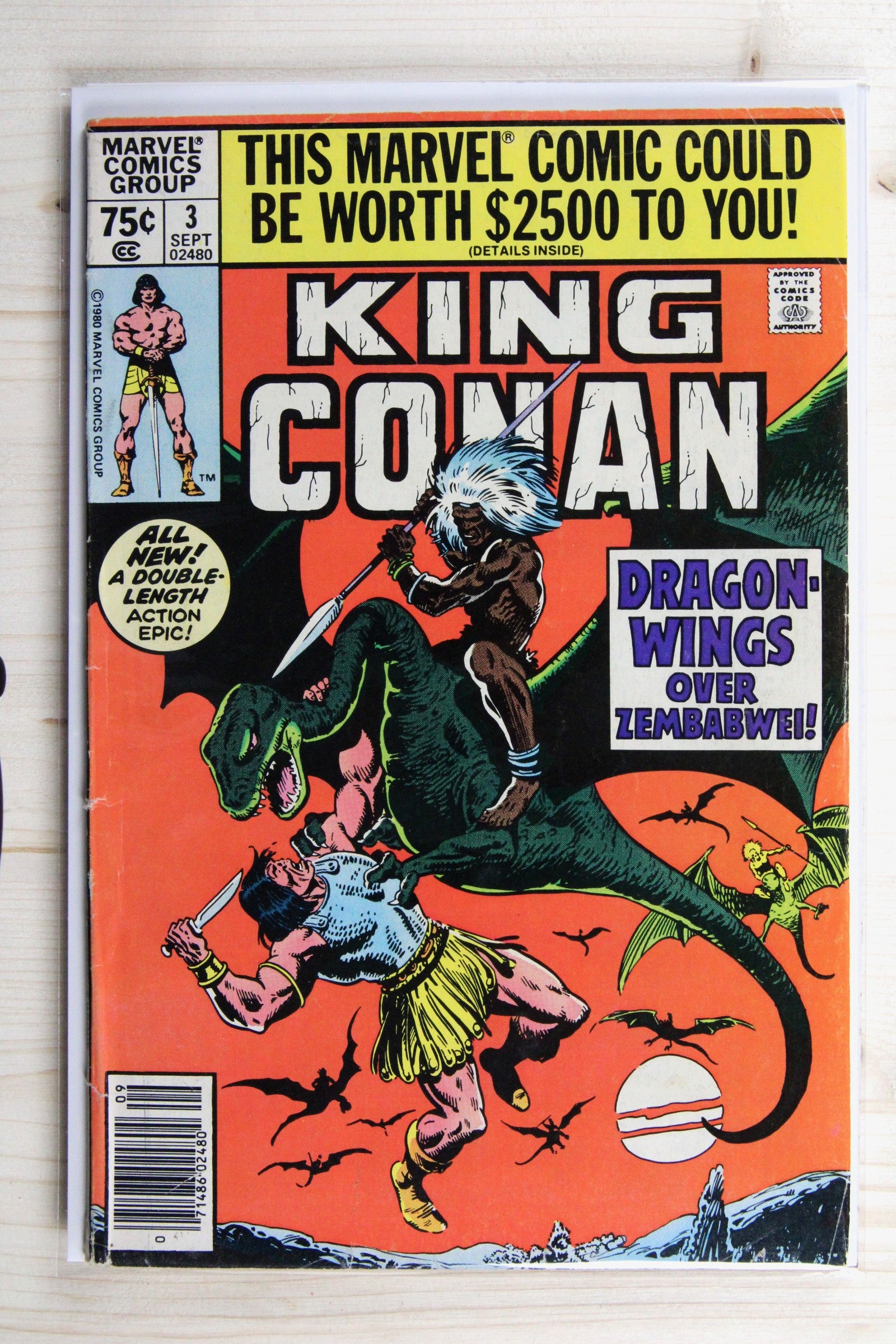 King Conan #3 – Marvel (1980) 6.0 FN Newsstand Edition
