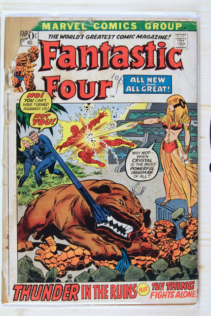 Fantastic Four #105 – Marvel (1970) 2.5 GD+ John Romita art | Stan Lee story