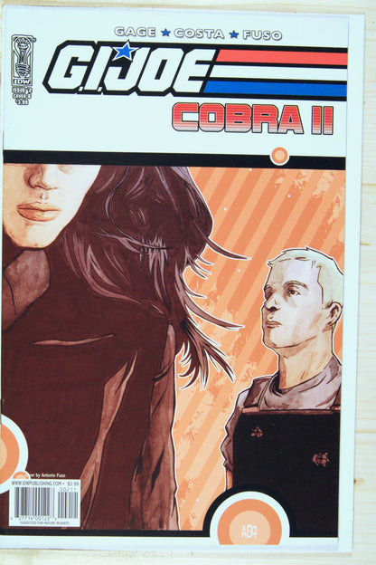G.I. Joe: Cobra II #2 – IDW Publishing (2010) 9.4 NM Cover B variant by Antonio Fuso
