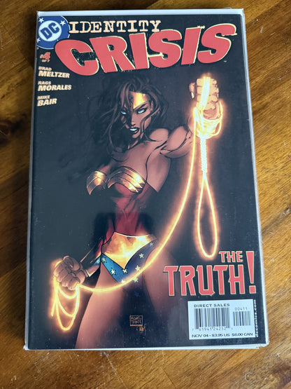 Identity Crisis #1-7 – DC (2004) Full Set + Bonuses