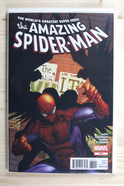 The Amazing Spider-Man #674 – Marvel (2012) 9.4 NM Klaus Janson cover