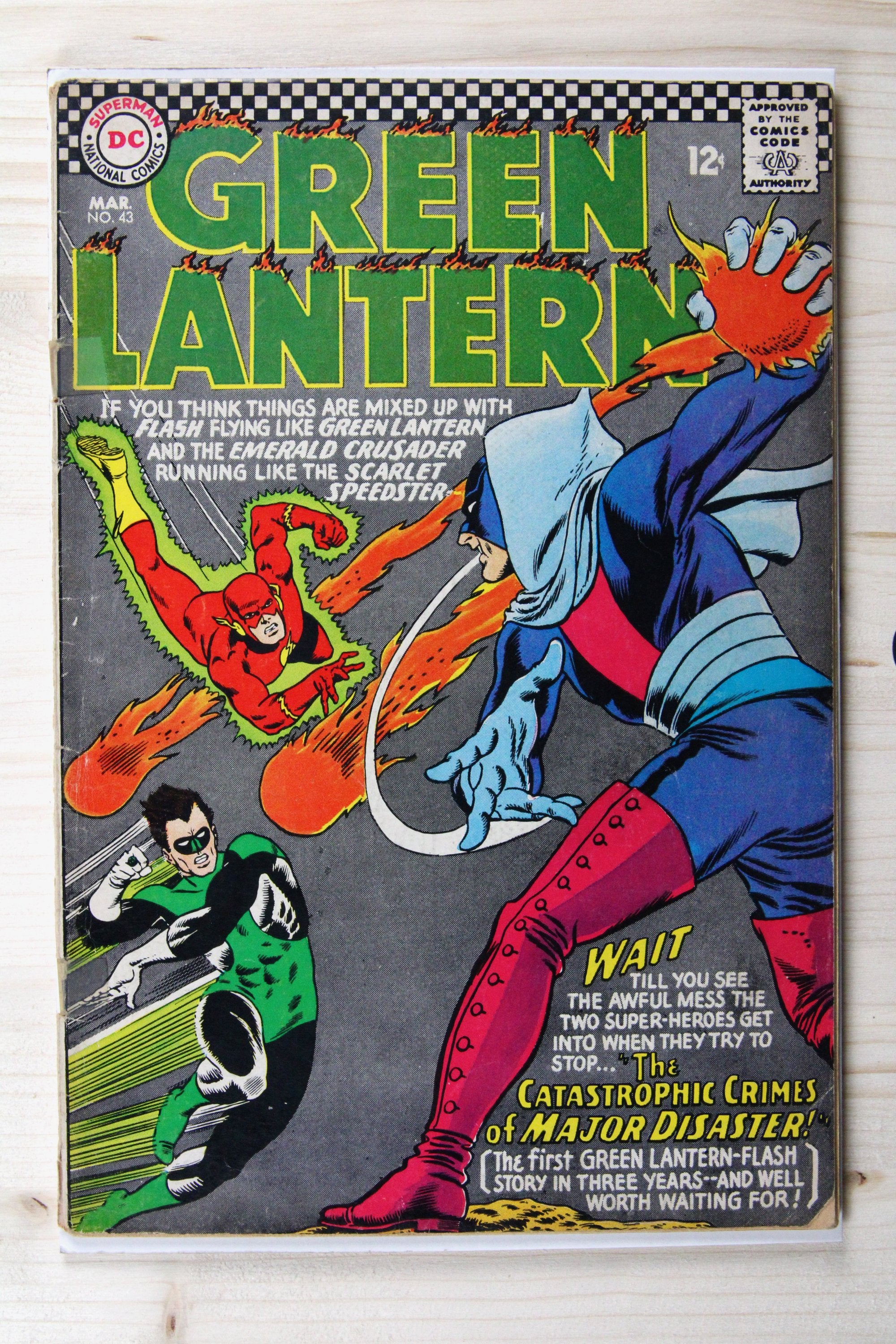 Green Lantern #43 – DC (1966) 3.0 GD/VG