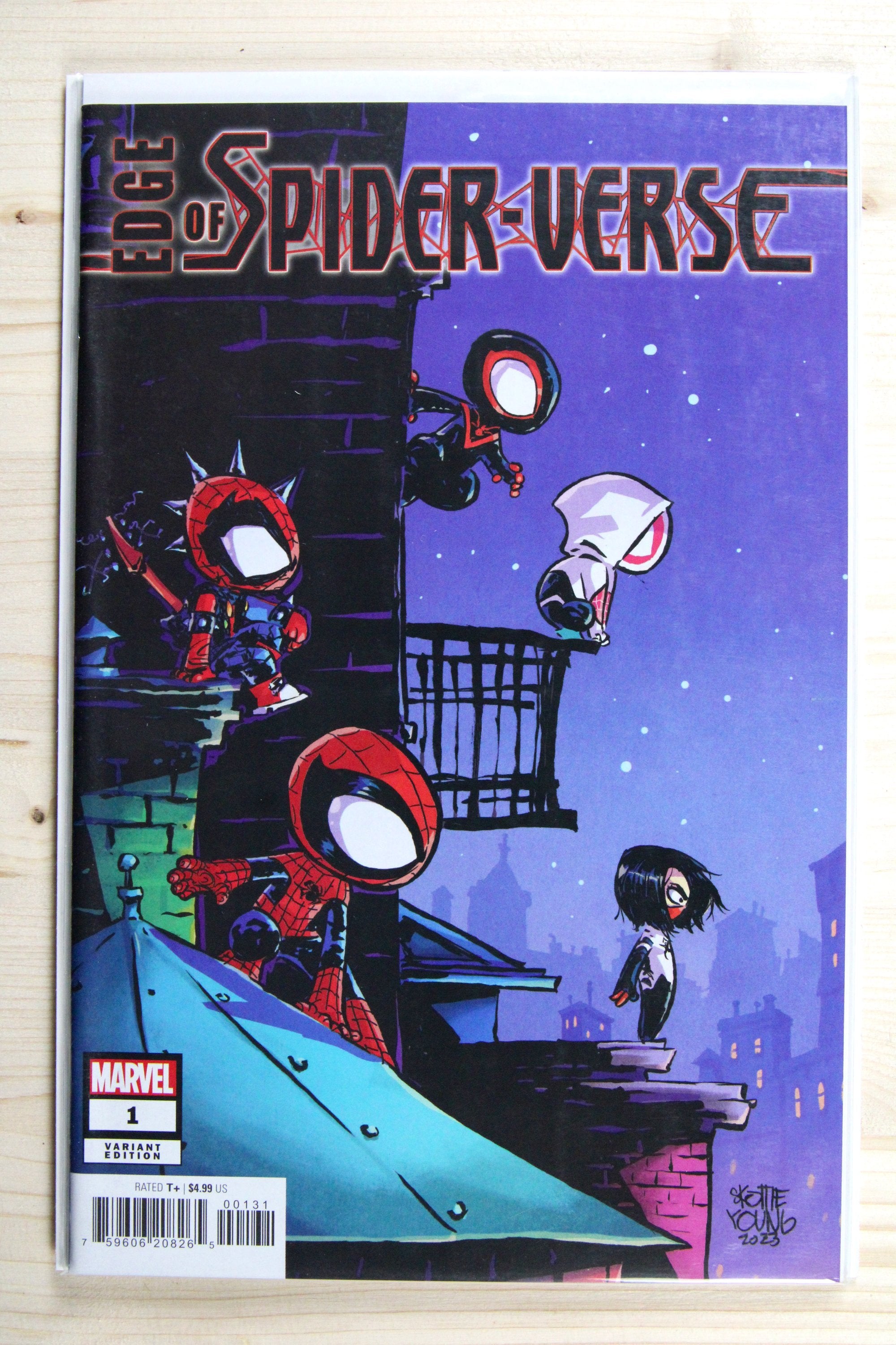 Edge of Spider-Verse #1 – Marvel (2024) 9.6 NM+ "Spider-Man" Edge of Spider-Verse | Young Variant