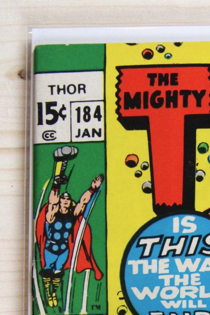 Thor #184 – Marvel (1971) 7.5 VF- Joe Sinnott | Stan Lee story