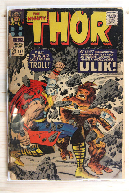 Thor #137 – Marvel (1967) 2.5 GD+