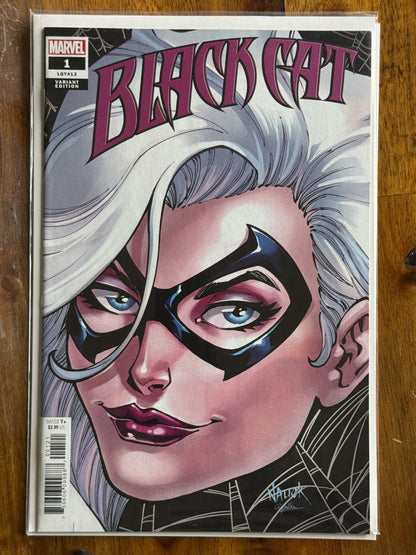 Black Cat #1 Headshot Variant (Hauck) – Marvel (2021) 9.4 NM