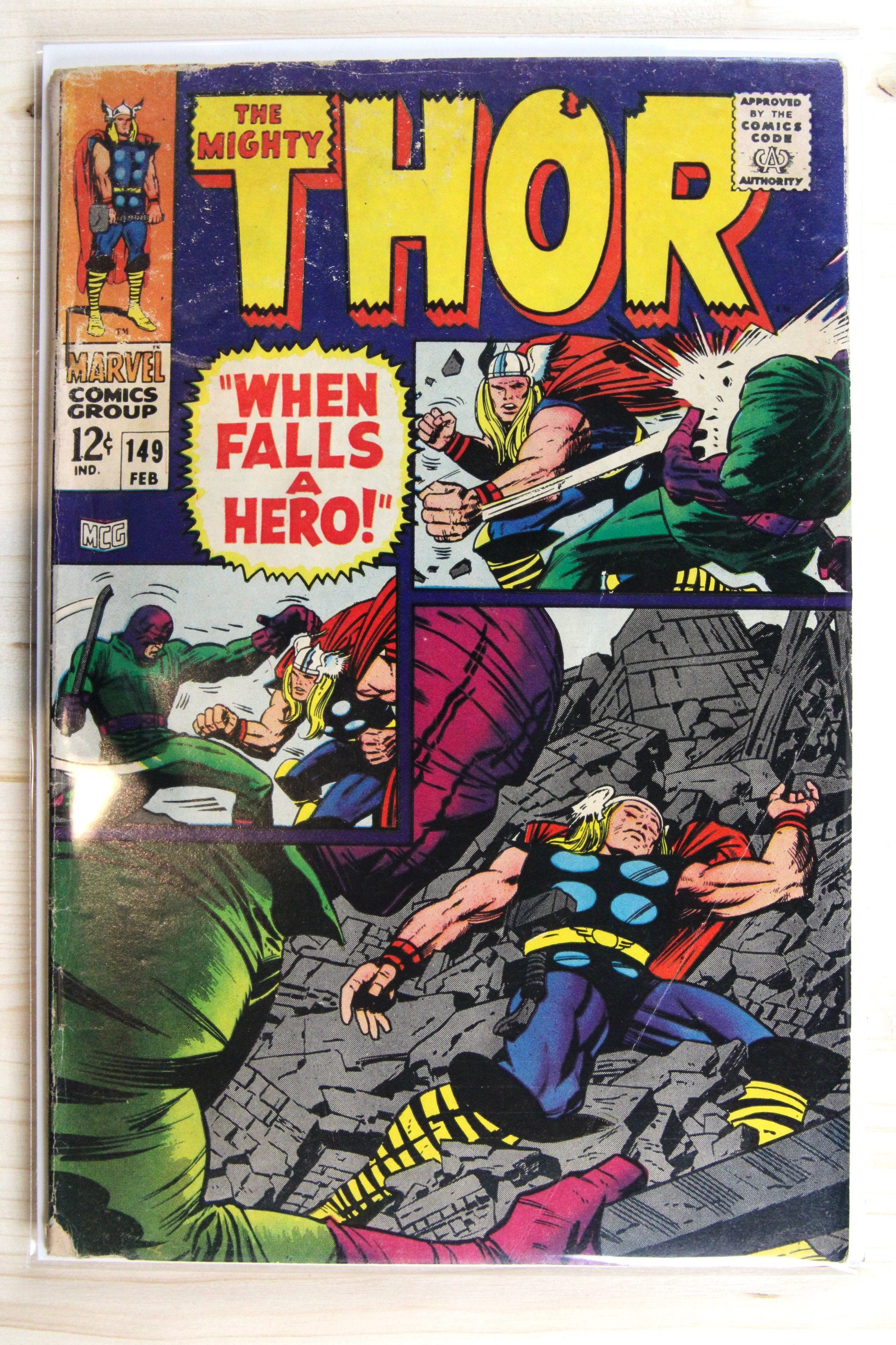 Thor #149 – Marvel (1968) 4.0 VG