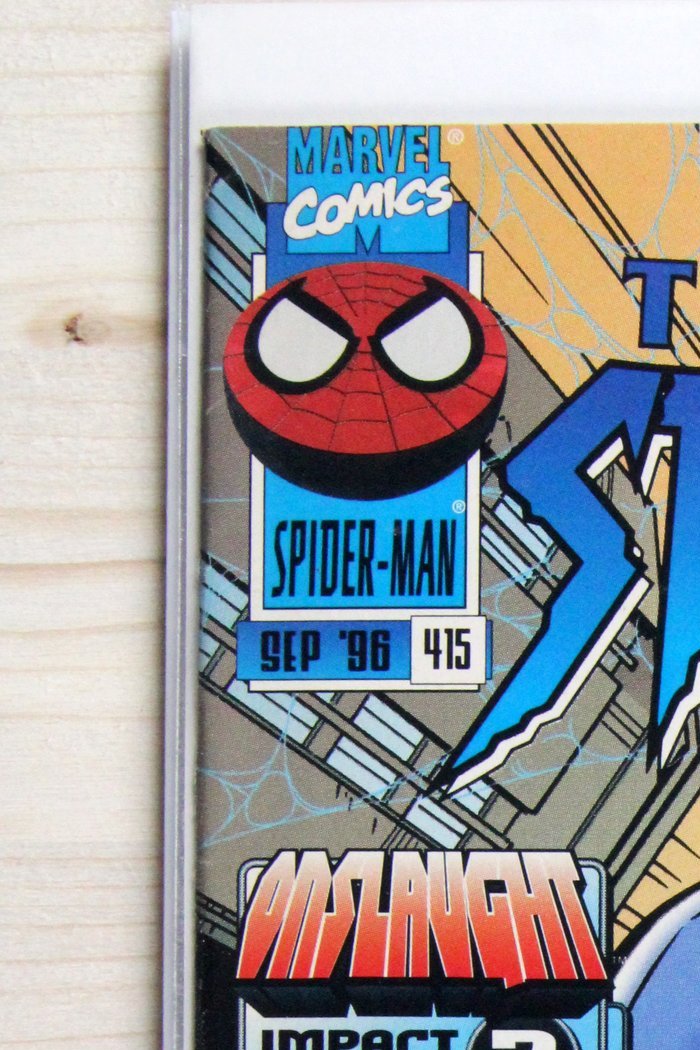 The Amazing Spider-Man #415 – Marvel (1996) 8.5 VF+ "X-Men" Onslaught