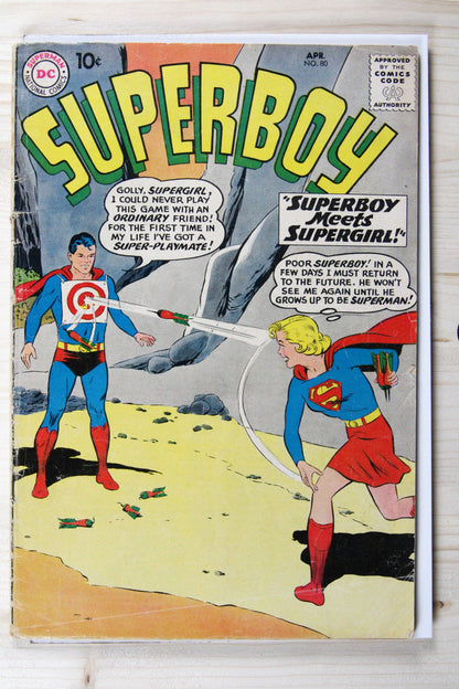 Superboy #80 – DC (1960) 3.5 VG-