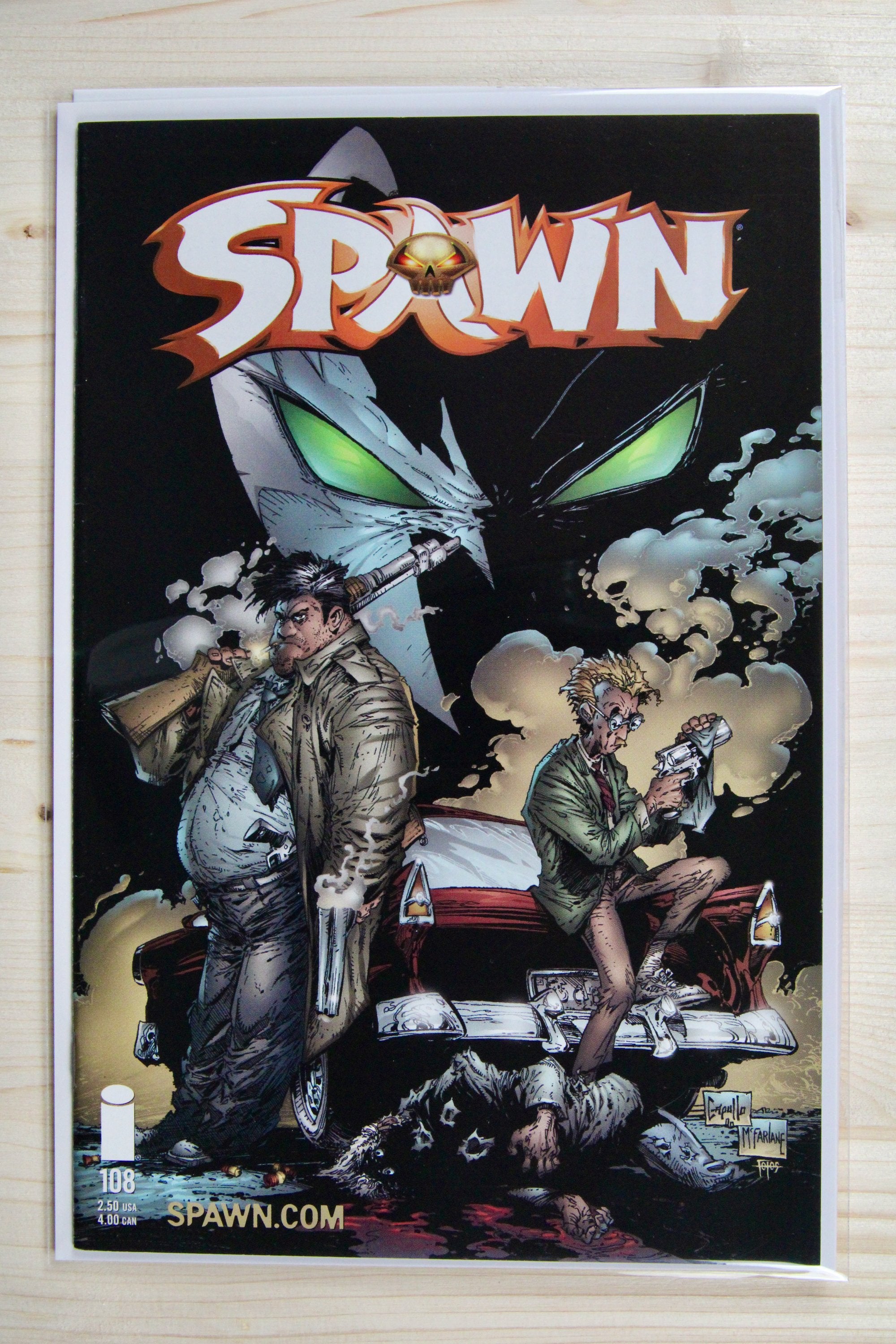 Spawn #108 – Image (2001) 9.4 NM Greg Capullo cover | Todd McFarlane story