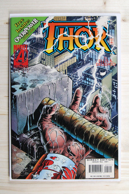 Thor #491 – Marvel (1995) 9.2 NM- Worldengine