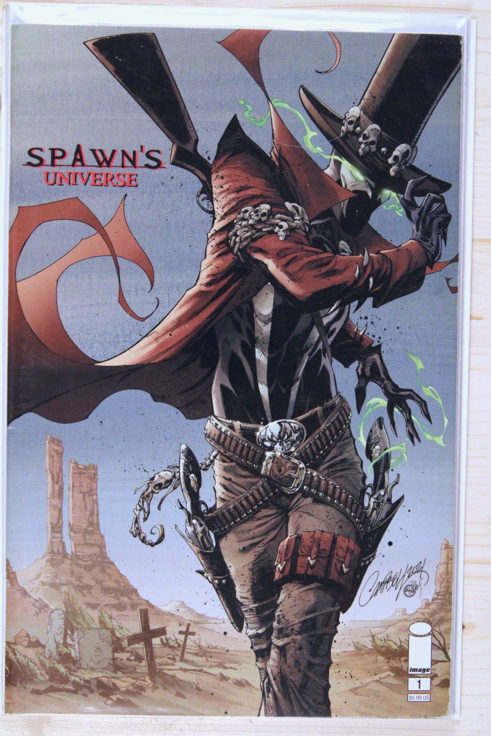 Spawn's Universe #1 – Image (2021) 9.6 NM+ Todd McFarlane story | J. Scott Campbell Variant