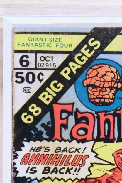 Giant-Size Fantastic Four #6 – Marvel (1975) 7.0 FN/VF Jack Kirby art | Joe Sinnott