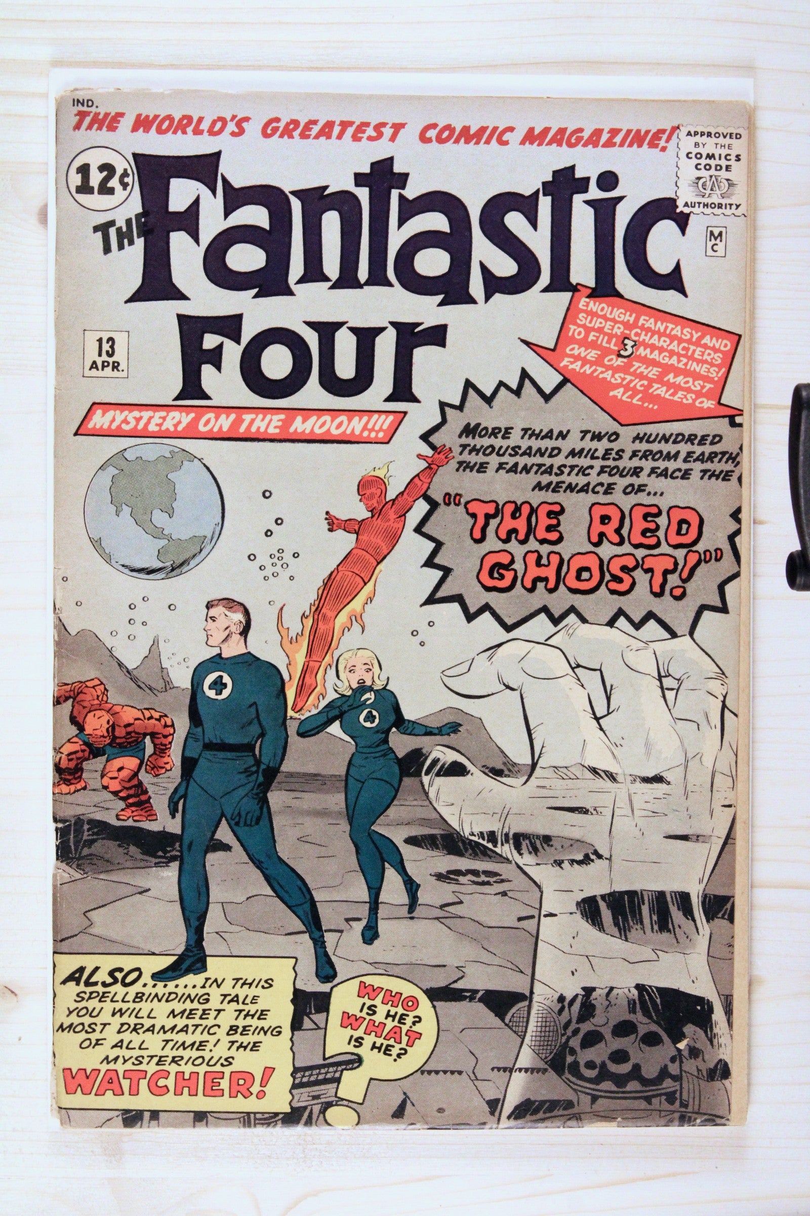 Fantastic Four #13 – Marvel (1963) 4.0 VG Jack Kirby art | Stan Lee story
