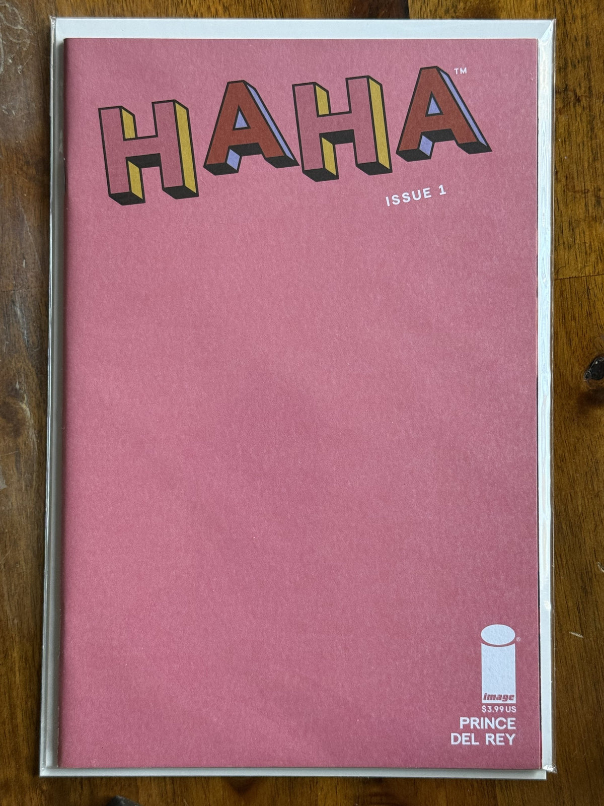 Haha #1 Blank Sketch Cover Variant – Image (2021) 9.6 NM+