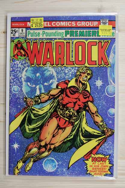Warlock #9 – Marvel (1975) 8.5 VF+ Infinity Effect, Magus, Thanos