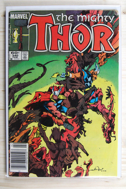 Thor #340 – Marvel (1984) 6.5 FN+ Newsstand