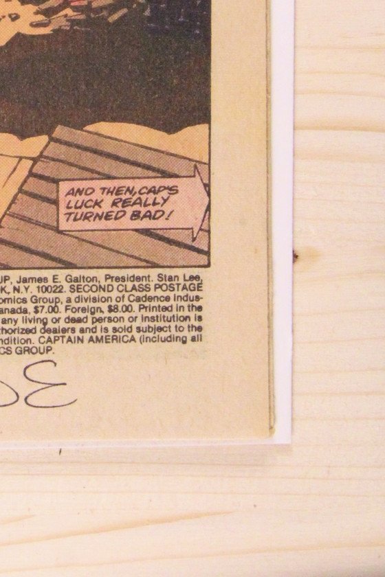Captain America #249 – Marvel (1980) 8.0 VF John Byrne story | Newsstand Signed Byrne