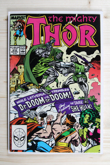 The Mighty Thor #410 – Marvel (1989) 8.0 VF Joe Sinnott