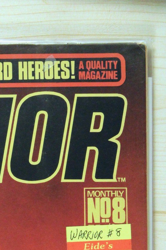 Warrior #8 – Quality Communications (1982) 8.0 VF "V for Vendetta" Book 1: Europe After the Reign | Alan Moore story