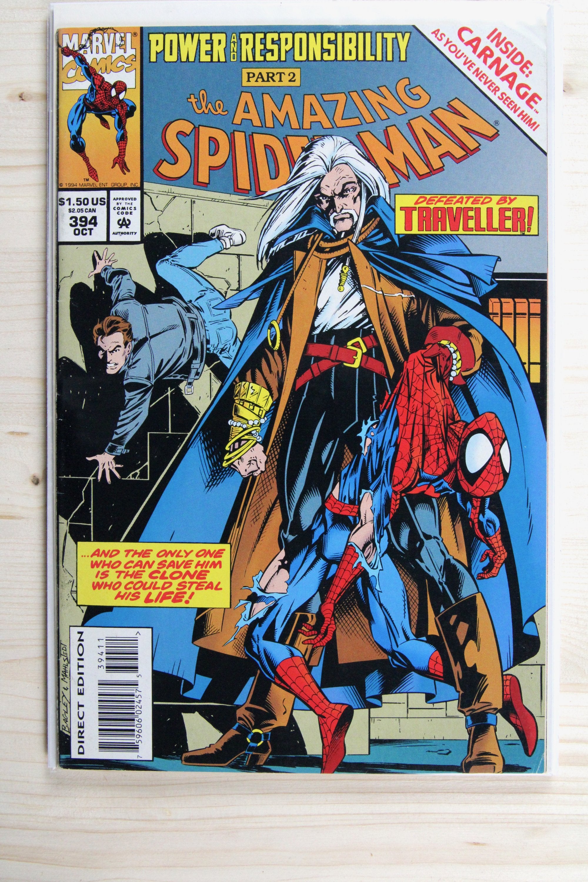The Amazing Spider-Man #394 – Marvel (1994) 7.5 VF- Clone Saga