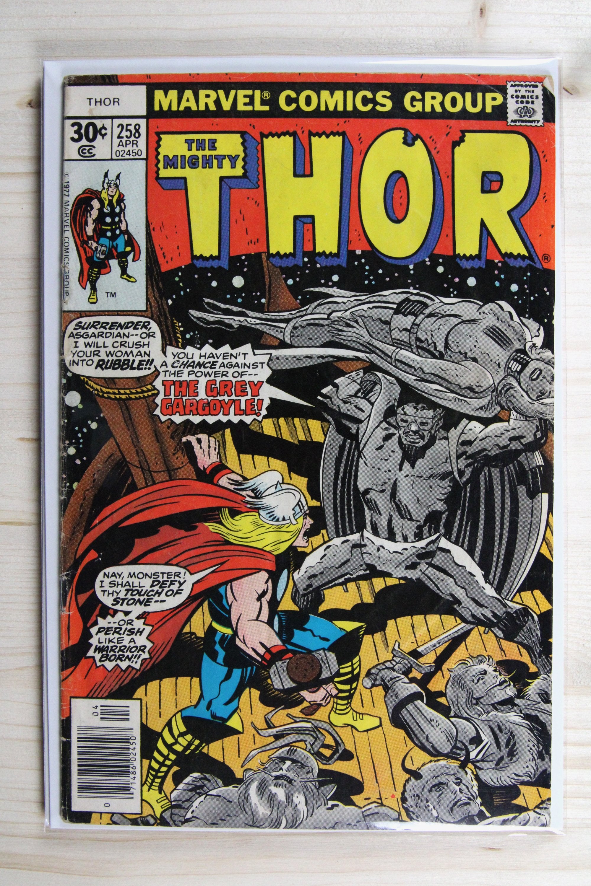 Thor #258 – Marvel (1977) 7.0 FN/VF The Quest for Odin