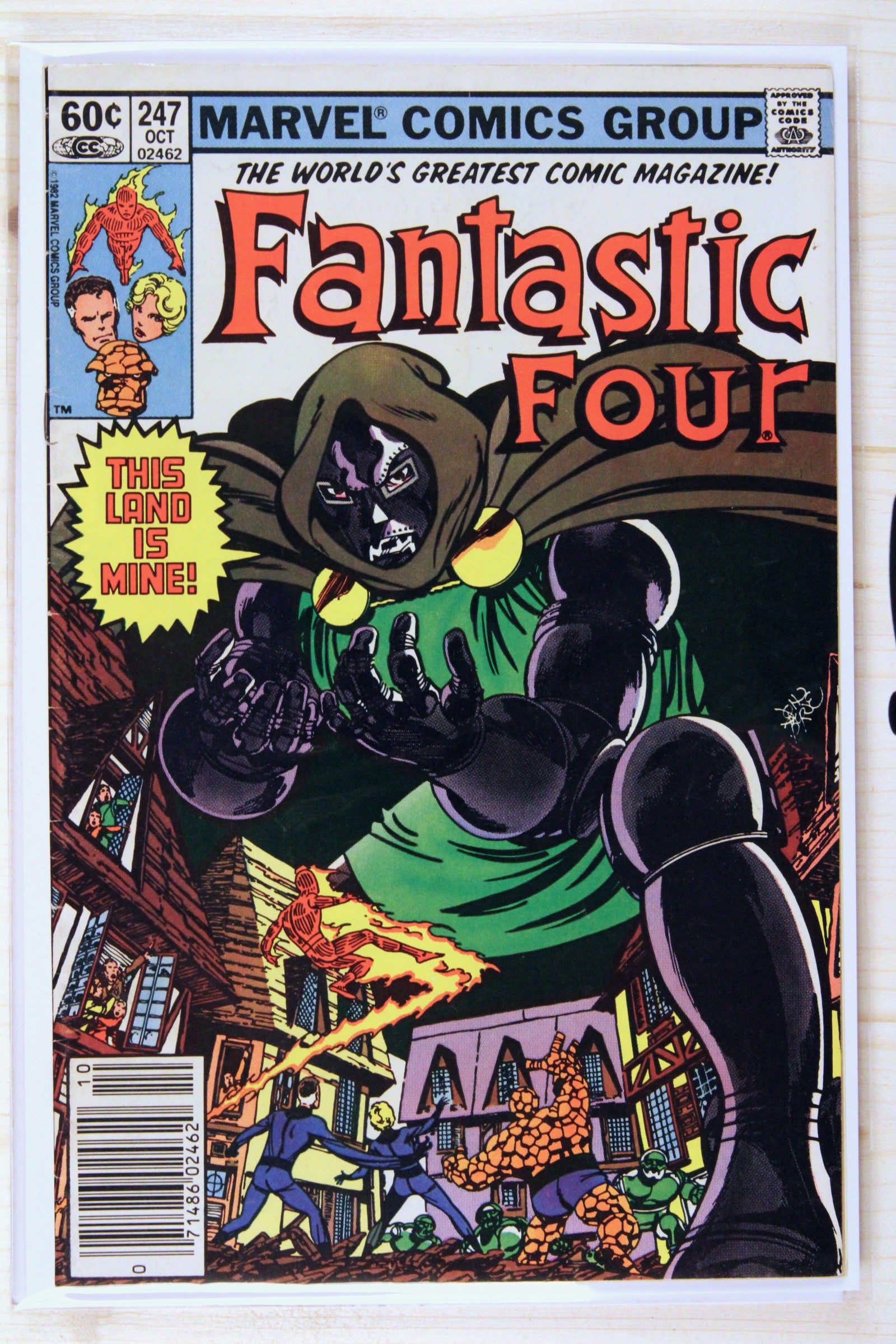 Fantastic Four #247 – Marvel (1982) 7.5 VF- John Byrne story | Newsstand Edition