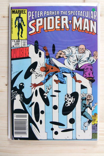 Peter Parker, the Spectacular Spider-Man #100 – Marvel (1985) 9.2 NM- Newsstand