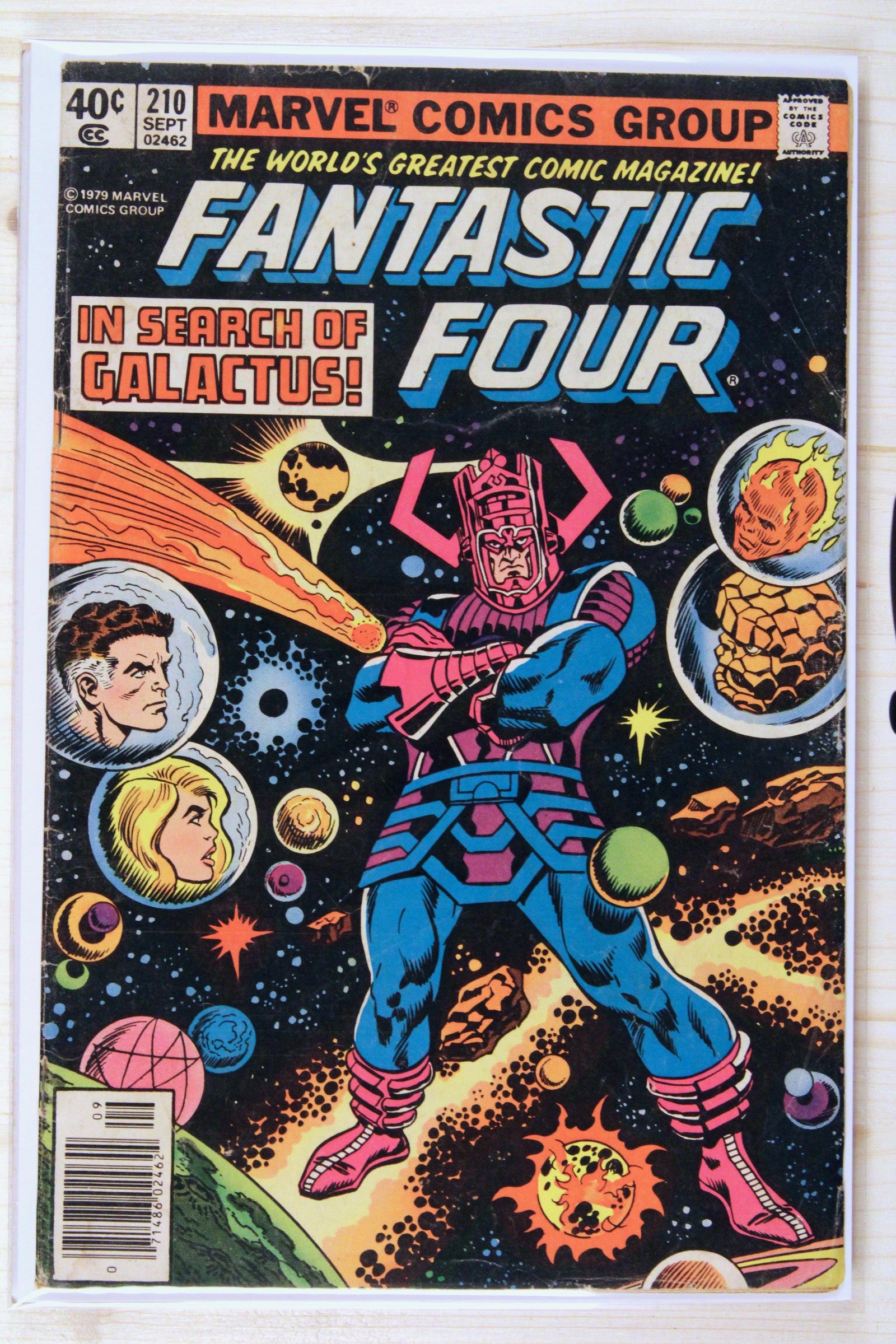 Fantastic Four #210 – Marvel (1979) 6.0 FN Joe Sinnott | John Byrne art | Newsstand Edition