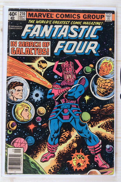 Fantastic Four #210 – Marvel (1979) 6.0 FN Joe Sinnott | John Byrne art | Newsstand Edition