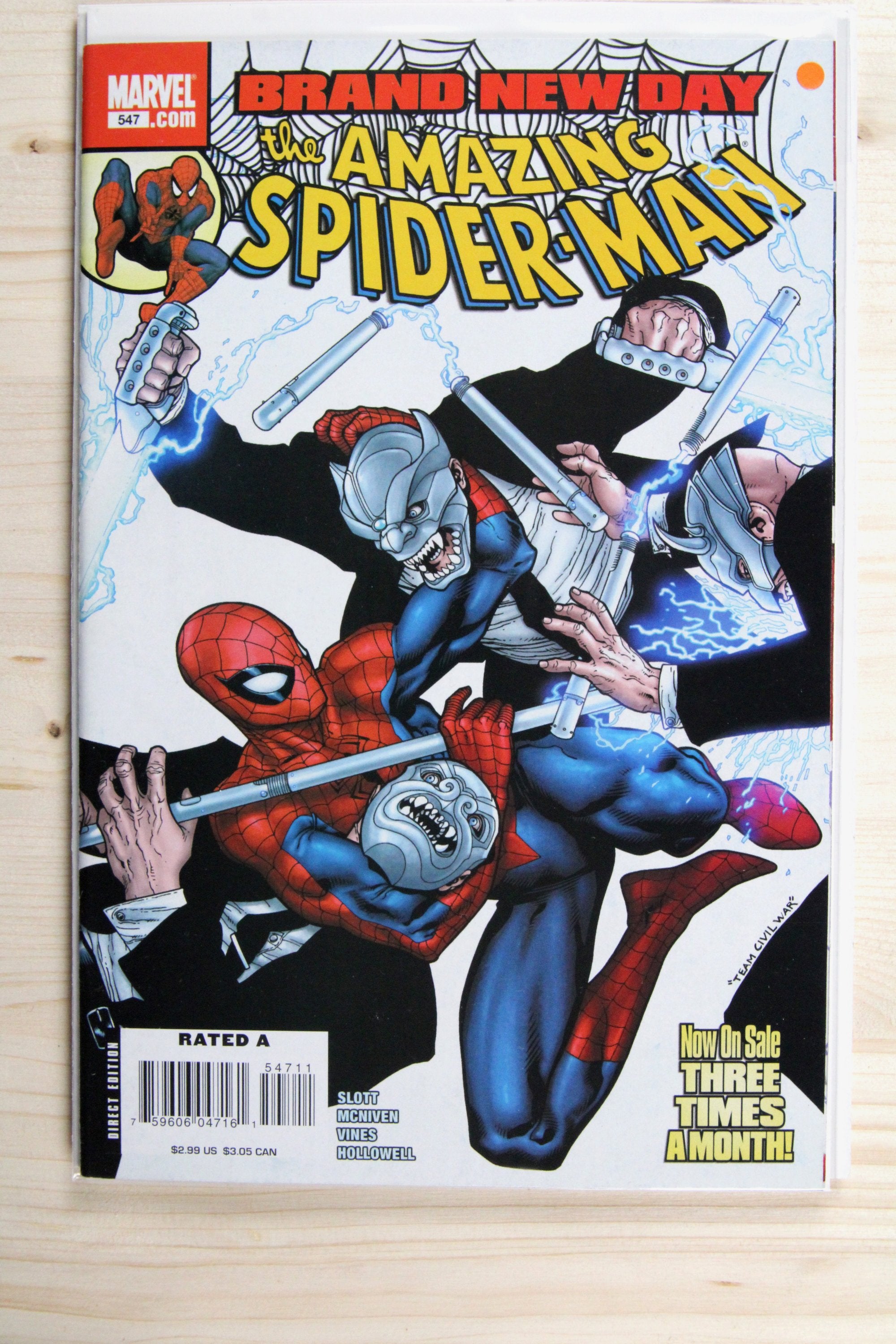 The Amazing Spider-Man #547 – Marvel (2008) 9.4 NM Brand New Day