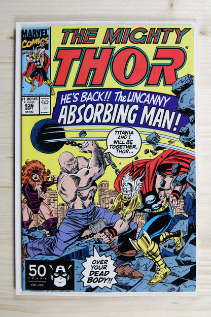 The Mighty Thor #436 – Marvel (1991) 9.0 VF/NM