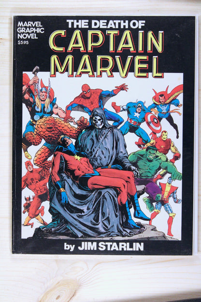 Marvel Graphic Novel #1 – Marvel (1982) 8.5 VF+ The Death of Captain Marvel