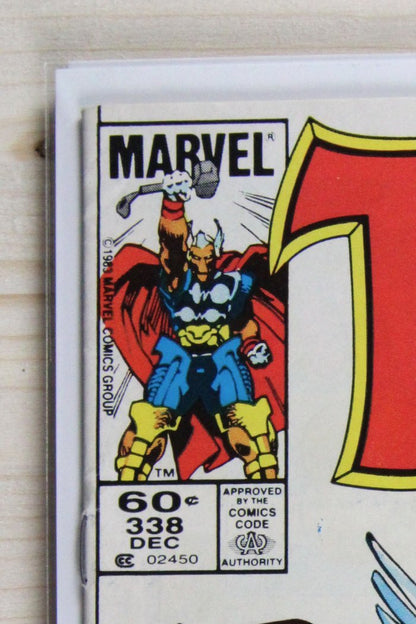 Thor #338 – Marvel (1983) 8.5 VF+ Newsstand