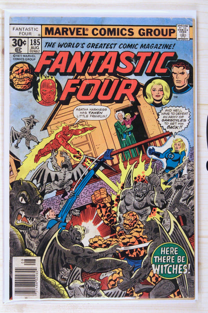 Fantastic Four #185 – Marvel (1977) 6.0 FN Joe Sinnott | Newsstand Edition