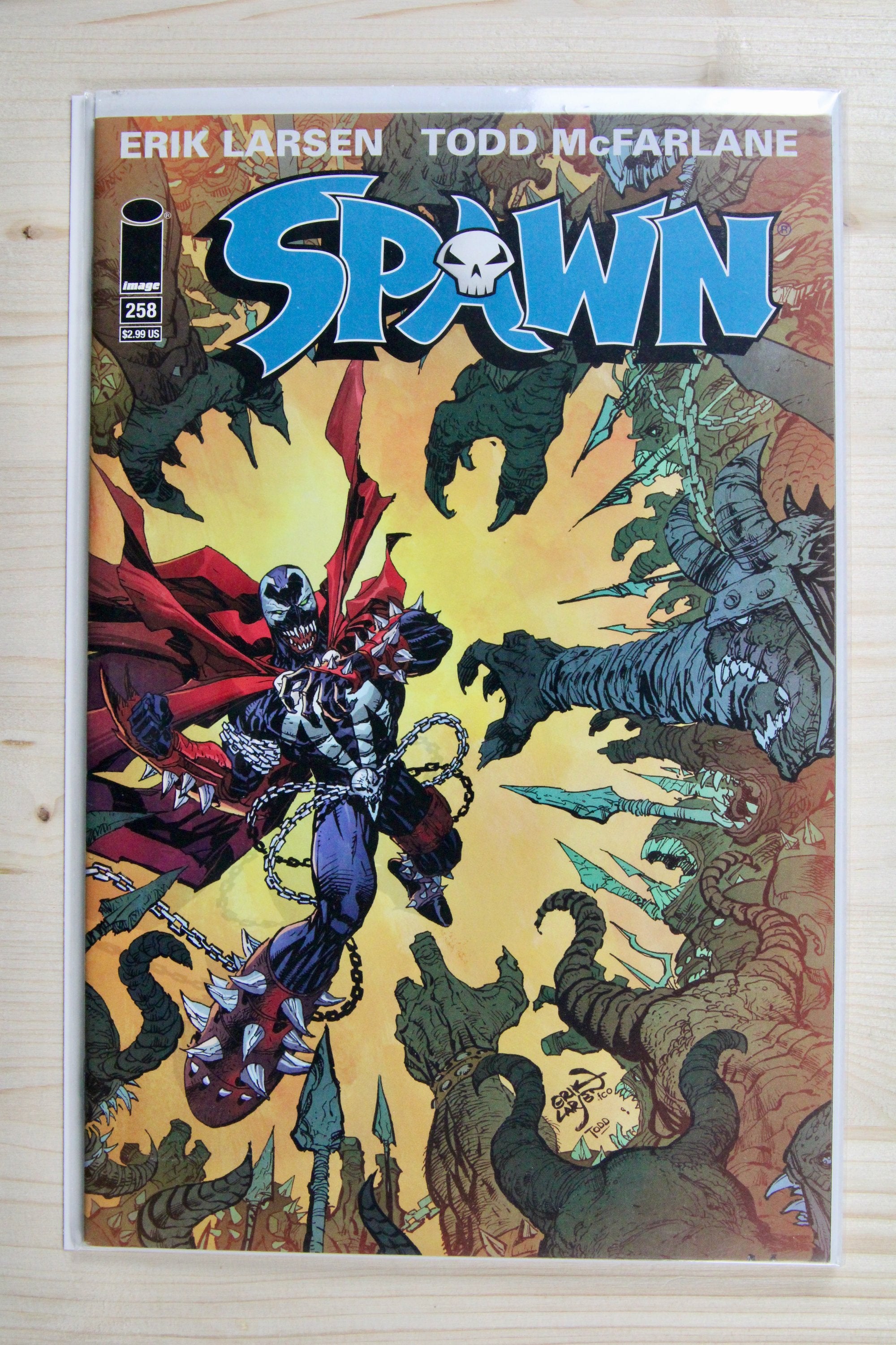 Spawn #258 – Image (2015) 9.4 NM Erik Larsen art | Todd McFarlane story
