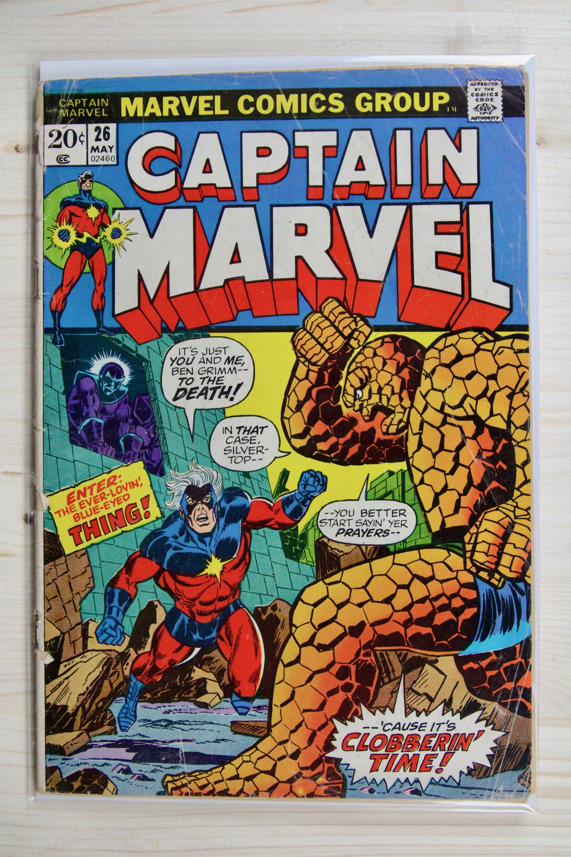 Captain Marvel #26 – Marvel (1973) 4.5 VG+ Thanos War