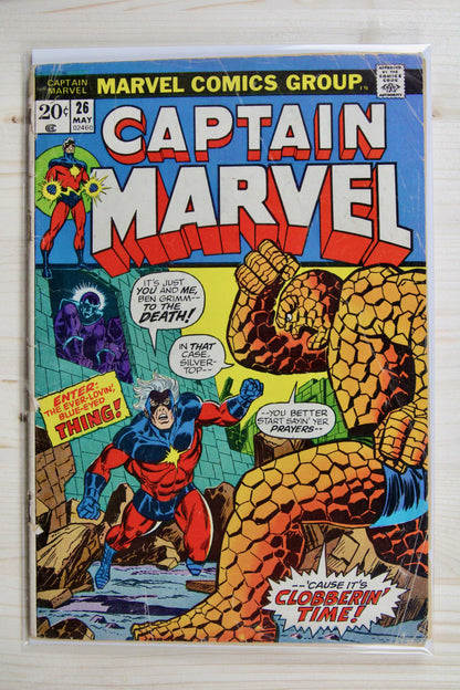 Captain Marvel #26 – Marvel (1973) 4.5 VG+ Thanos War