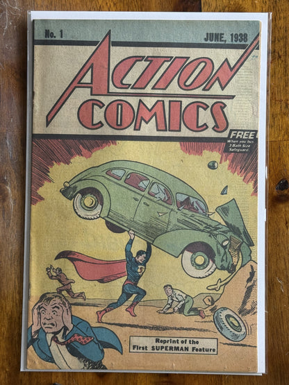 Action Comics #1 Safeguard Deodorant Reprint (1976) – DC Comics (1938) 8.5 VF+