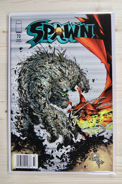 Spawn #73 – Image (1998) 9.4 NM Greg Capullo art | Todd McFarlane story | Newsstand