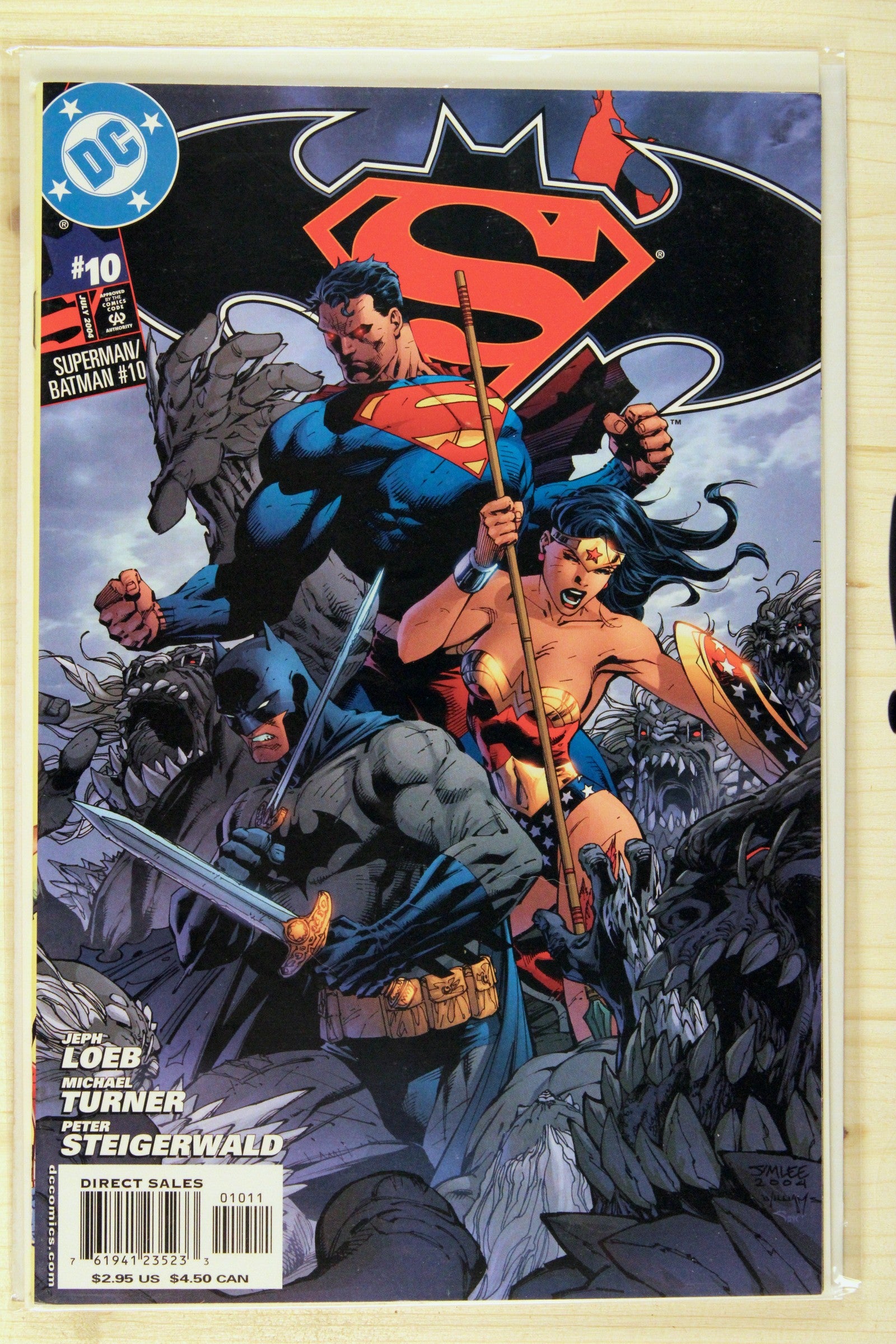 Superman/Batman #10 – DC (2004) 9.6 NM+ The Supergirl from Krypton | Jim Lee cover | Scott Williams cover | Jim Lee