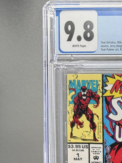 Spider-Man Unlimited #1 – Marvel (1993) CGC 9.8 NM/MT Maximum Carnage