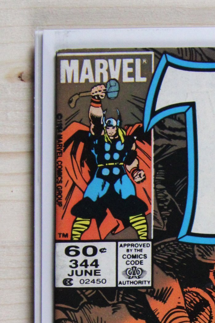 Thor #344 – Marvel (1984) 8.5 VF+ Newsstand