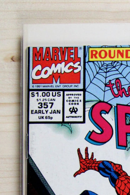 The Amazing Spider-Man #357 – Marvel (1992) 8.5 VF+ Round Robin