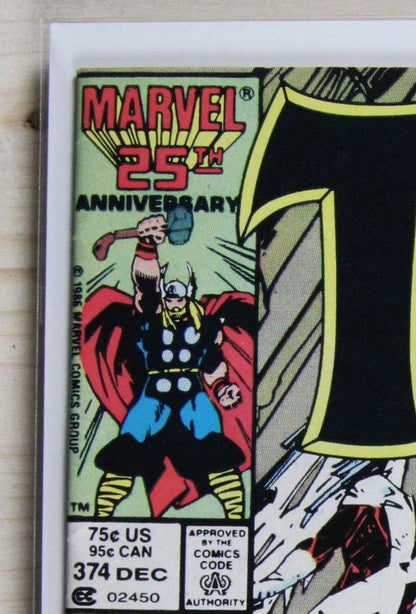 Thor #374 – Marvel (1986) 9.0 VF/NM "X-Men" Mutant Massacre | Newsstand