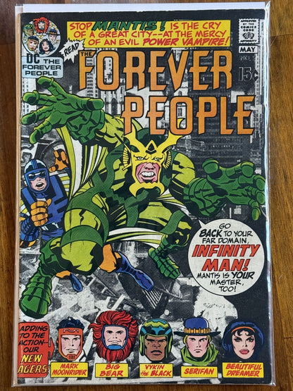 The Forever People #1-11 – DC (1971) Full Series VF Average